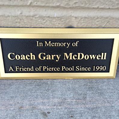 Coach Gary Memorial