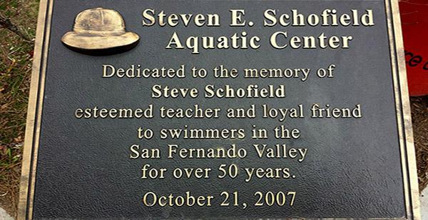 Plaque in Memory of Steven Schofield