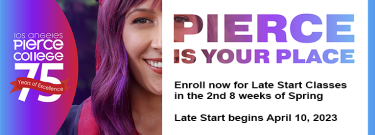 Enroll now for Late Start Spring Classes, which begin April 10 