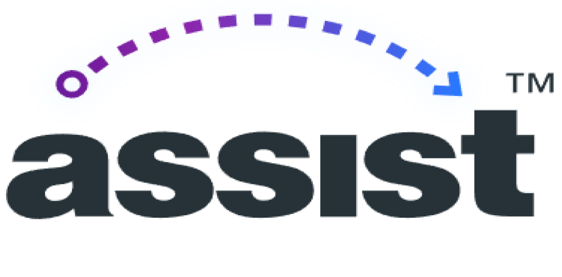 Assist White Logo