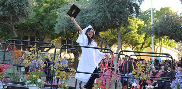 Nursing Student Celebrating Graduation